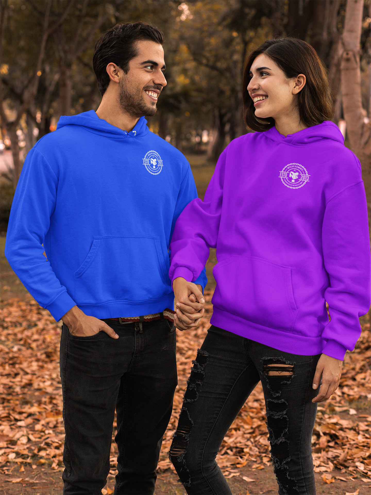 "Nightlife Elements" Embroidered Unisex Heavy Blend Hoodie